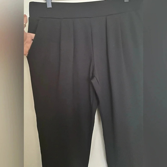 Modern Ambition Womens Pleated Ponte Pull on Pants - Size L - Picture 5 of 8